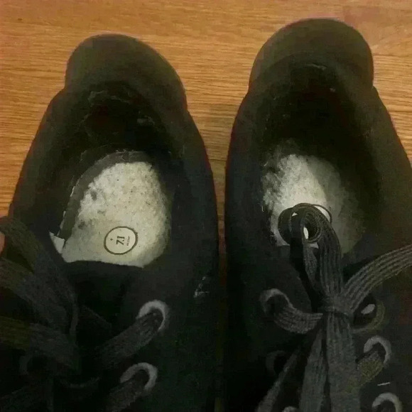 Allbirds Black Wool Pipers Everyday Sneaker, Mens Size 11, missing insole - Picture 8 of 11